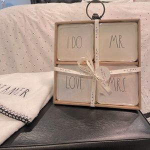 Rae Dunn Iridescent Coasters